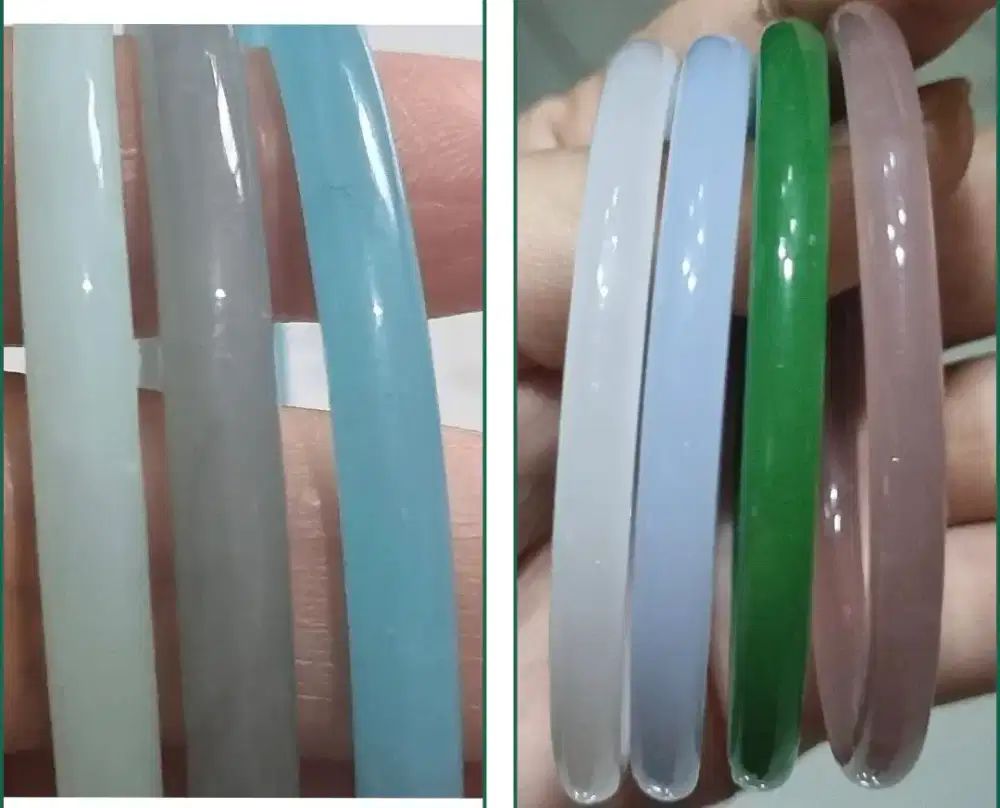 Gelang ding dang/ ting tang batu agate/ akik