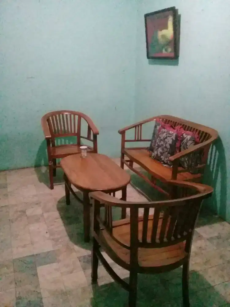 Kursi kayu second murah