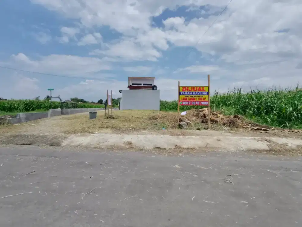 Tanah Kavling Pekarangan Strategis Jalan Palagan Dekat Pondok Permai