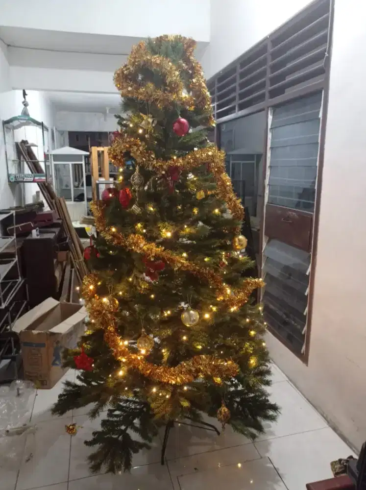 Bismillah Dijual Cepat Pohon Natal Merry Christmas Kondisi Siap Pjg