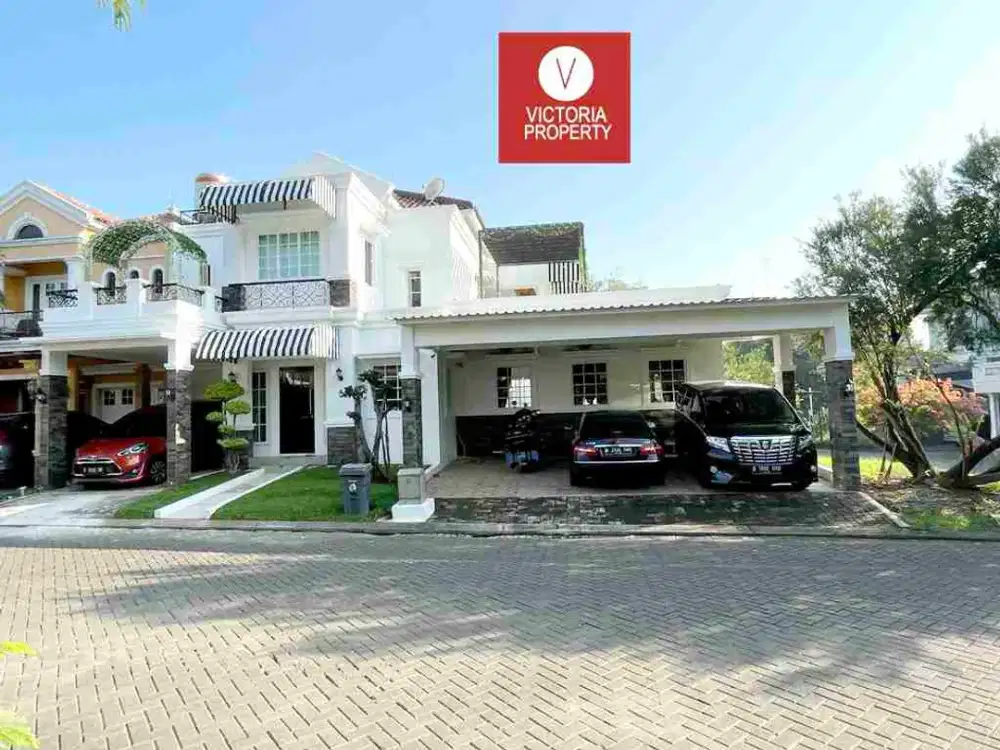 Rumah Mewah Ada Kolam Renang Di Komplek Elit Raffles Hills Cibubur