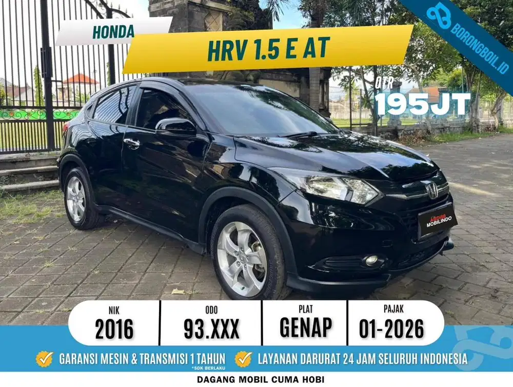 Honda HRV E 1.5 2016 AT