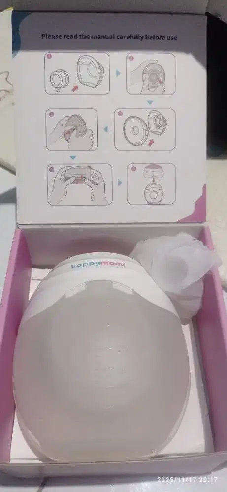 POMPA ASI ELEKTRIK BREAST PUMP HANDSFREE BY HAPPY MOMI