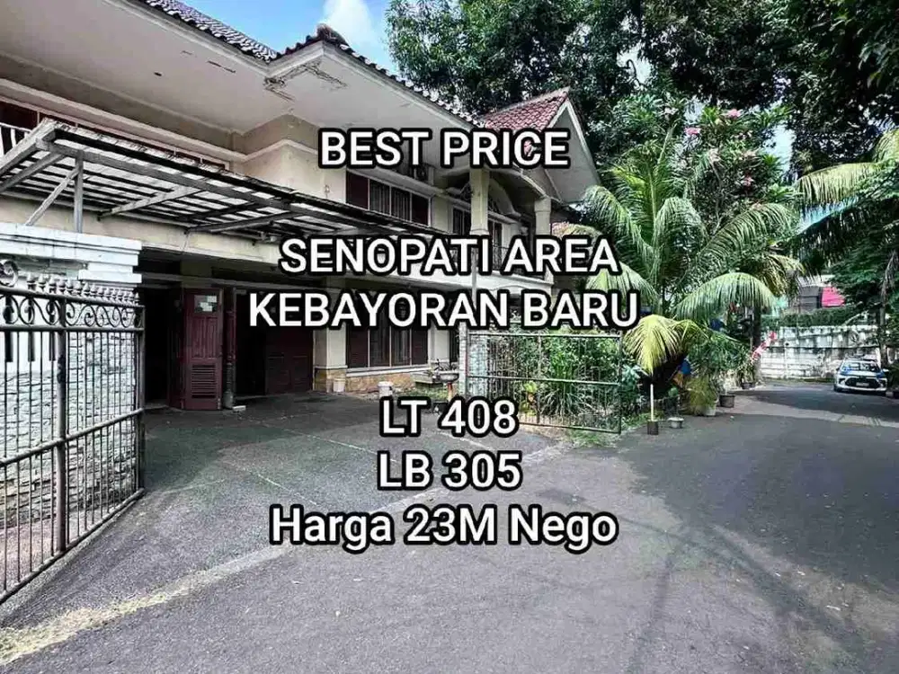 Rumah Harga terbaik di Senopati Area Jakarta Selatan