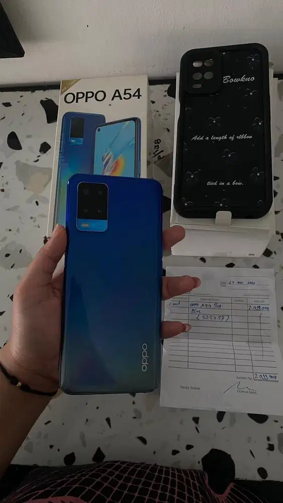OPPO A54 6/128GB ORI ADA BOX + NOTA