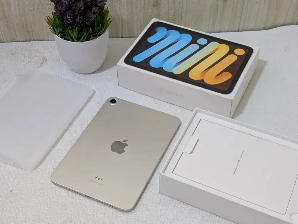 Ipad Mini 6 64GB Starlight Mulus