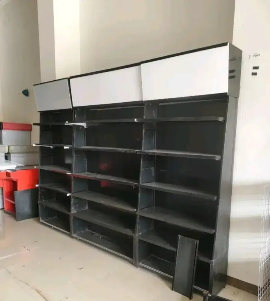 3 SET  BACKWALL BLACK