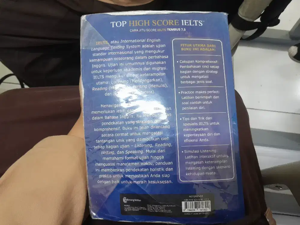 Buku Top High Score IELTS Cara Jitu Score IELTS Tembus 7.5