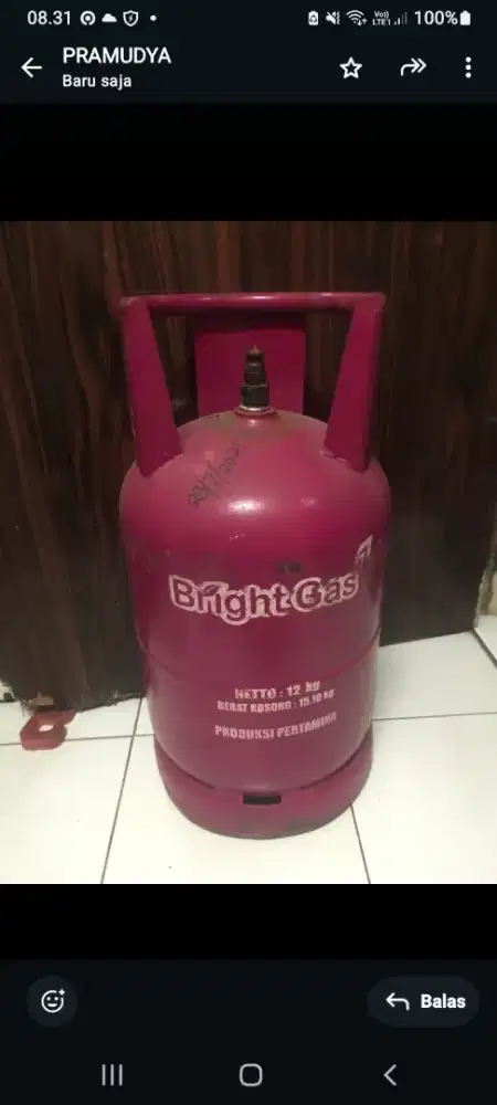 Tabung gaz 12kg kosong
