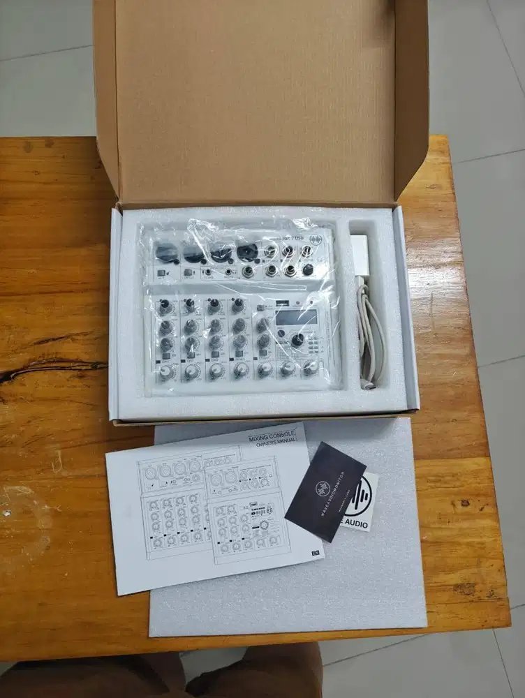 MURAH Mixer audio 7 chanel WAVE mix 7 usb, bisa buat soundcard 2 outpu