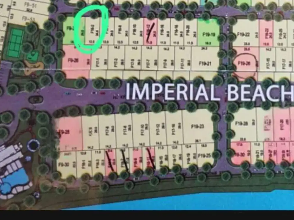 Dijual Kavlingan Imperial Palm Beach Pakuwon City Surabaya Timur