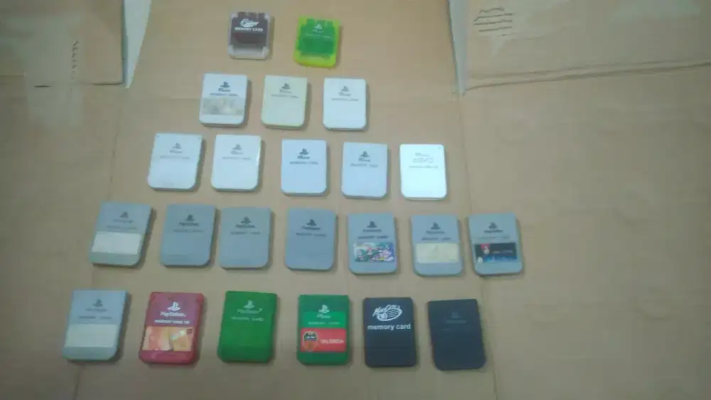 Memory card ps1 slim atau PS1 fat kondisi normal dan bisa buat save