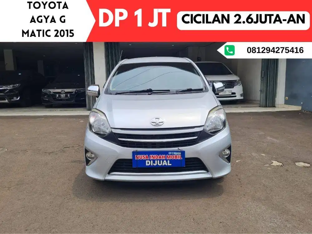 DP 1 JUTA  Toyota Agya G MATIC 2015
