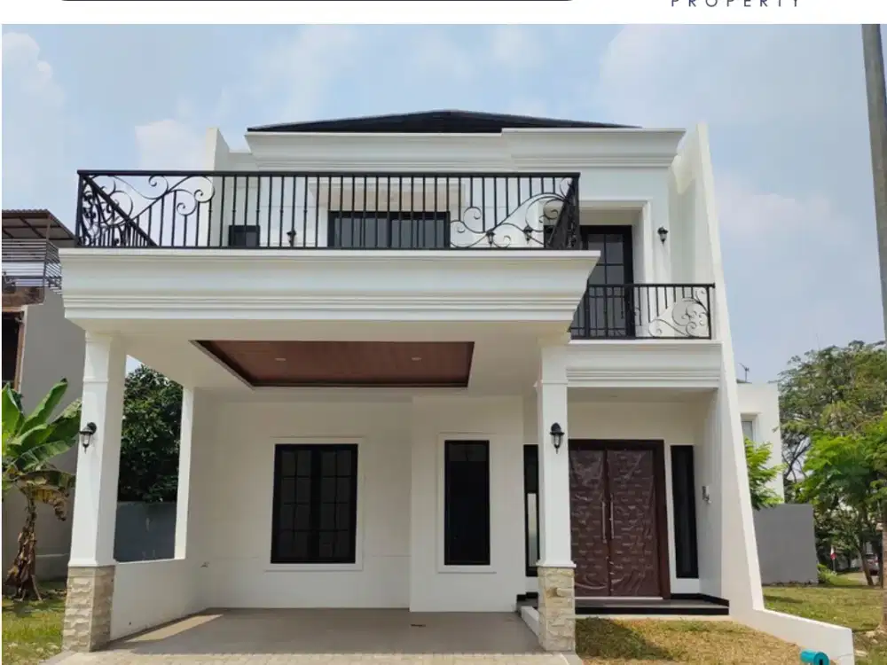 RUMAH MEWAH BERGAYA KLASIK TEMPAT HIDUP NYAMAN DAN STRATEGIS DI THE ICON BSD