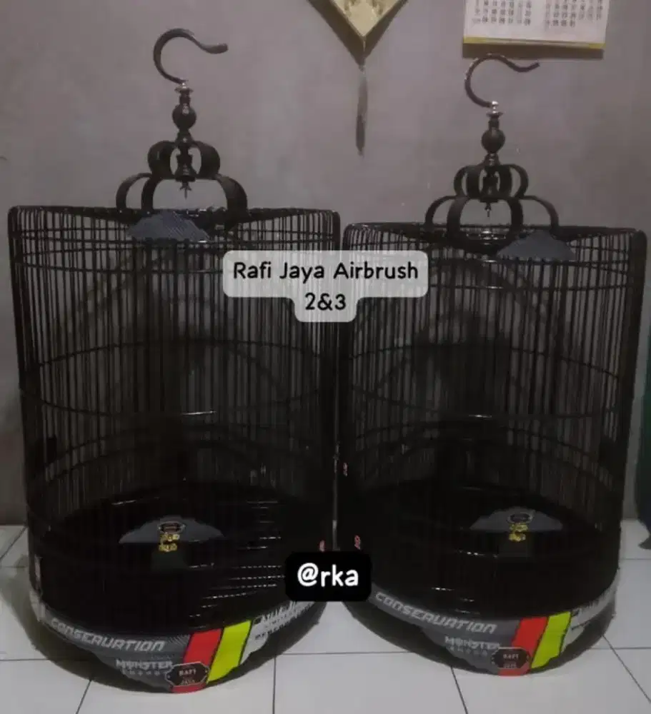 sangkar murai rafijaya airbrush no2&3 pondok cabe
