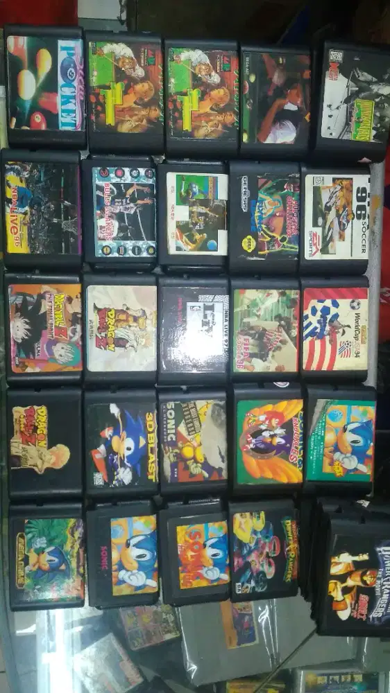 Jual kaset Sega Mega Drive 1 Sega drive2 sesuai di foto dan judul nya