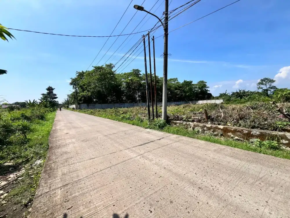 11 Menit Stasiun Jatake Tanah Kavling Strategis Free SHM