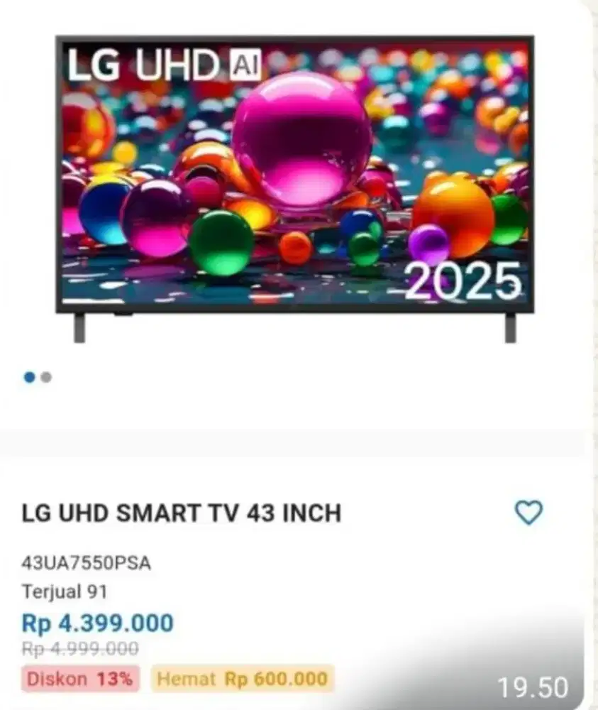 edisi tiba suami beliin TV,