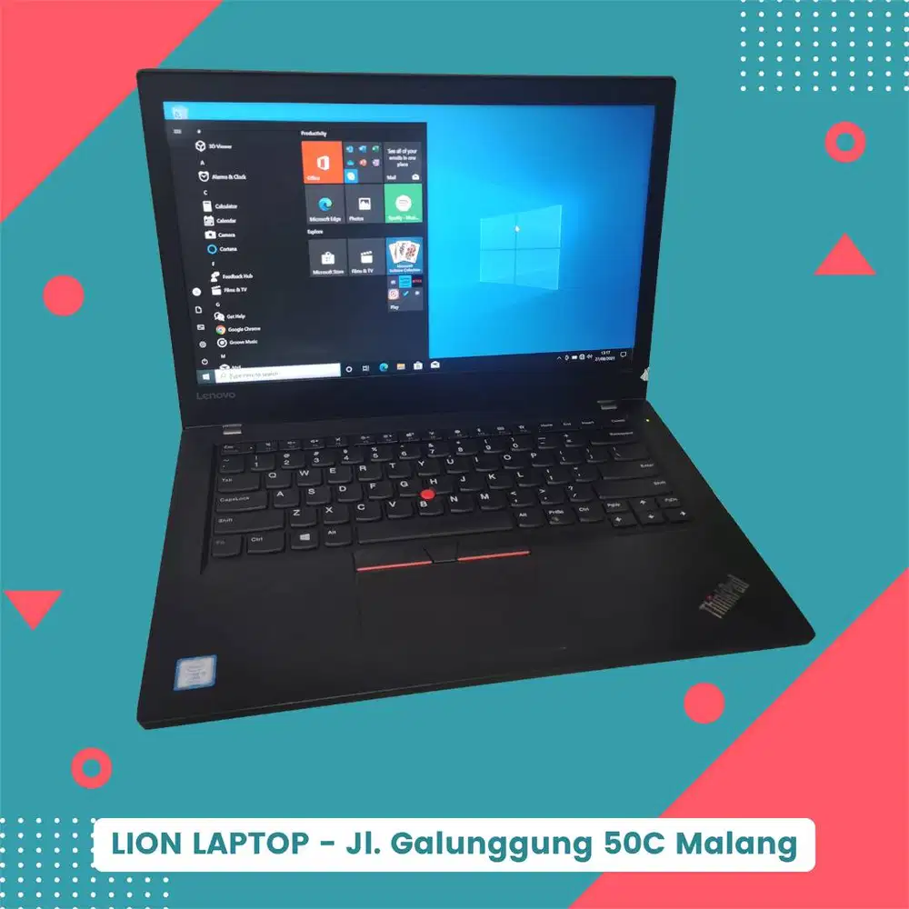 RAM 16GB Core i5 Gen7 SSD 256GB Lenovo Thinkpad T470 [19|11]