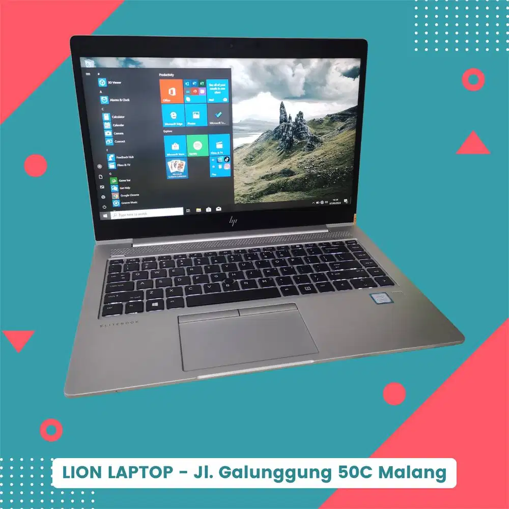 Core i5 Gen 8 RAM 8GB SSD 256GB HP Elitebook 840 G5 [19|11]