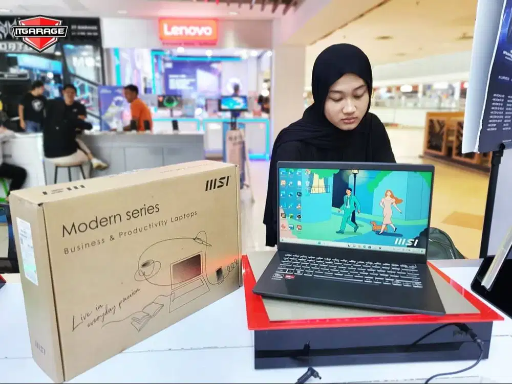 MSI Modern 14 Ryzen 7 | RAM 16GB SSD 512GB | Harga Promo Termurah!
