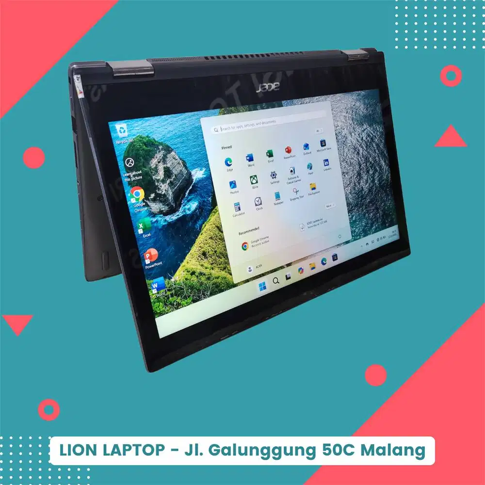 2 in 1 Flip Core i5 Gen 8 8/256 Acer Spin SP513-52N [19|11]