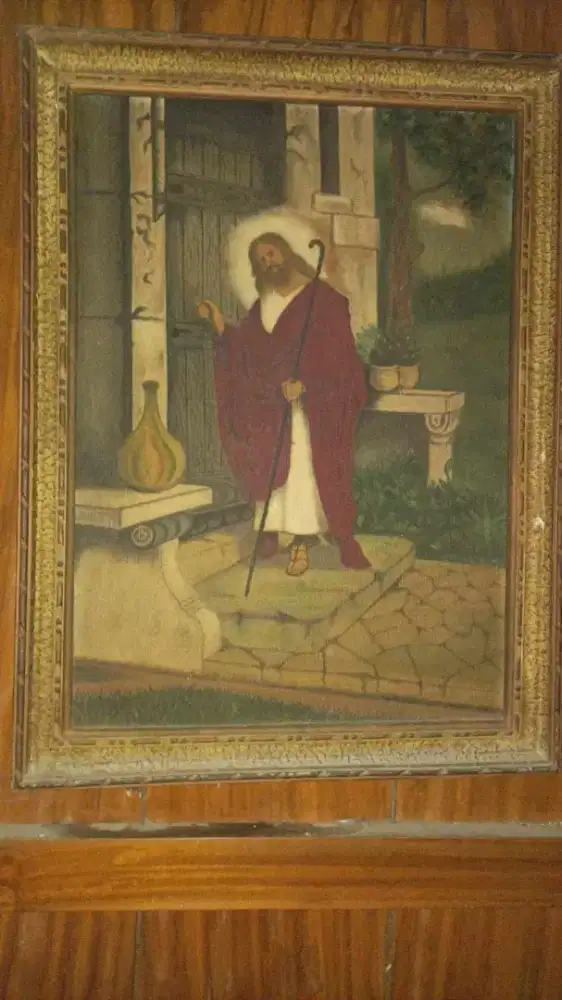 Lukisan Tuhan Yesus Mengetuk Pintu