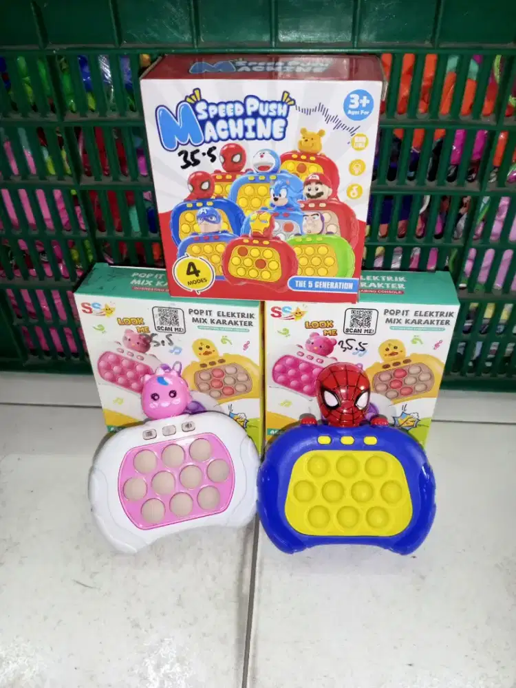 Mainan Anak Game Popit baterai