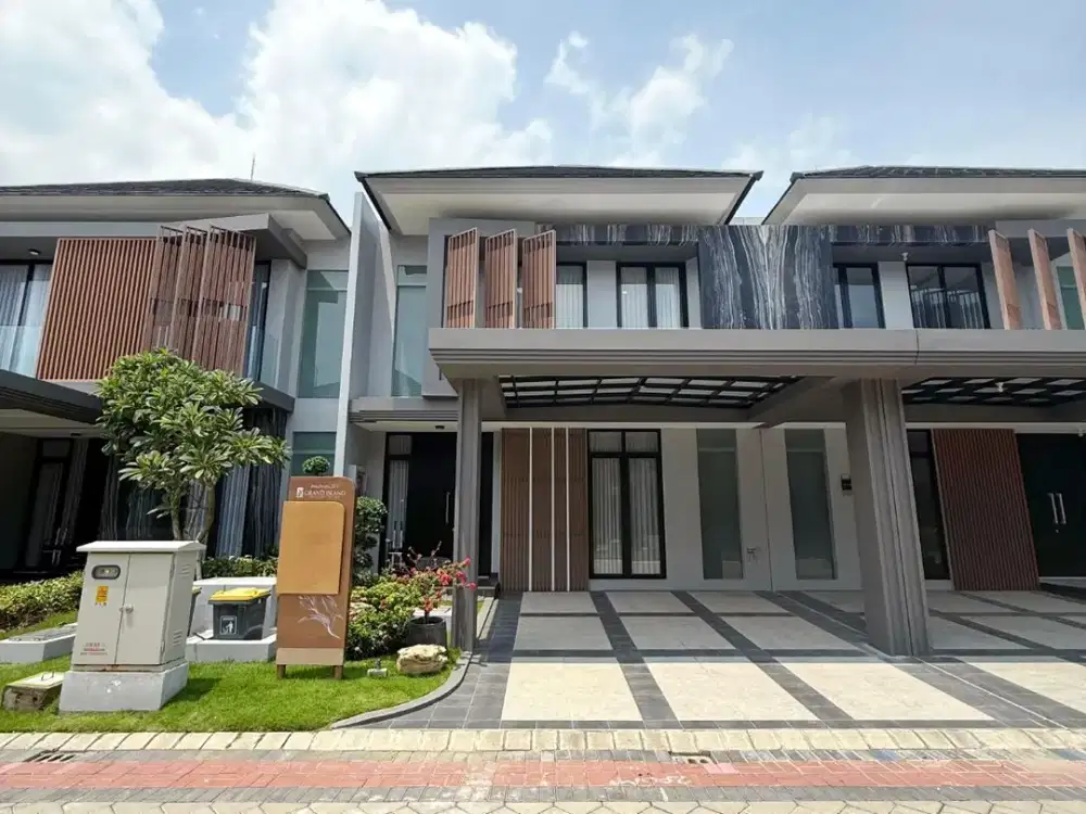 Rumah Gress Minimalis 2 Lt Pakuwon City Depan Dekat Galaxy