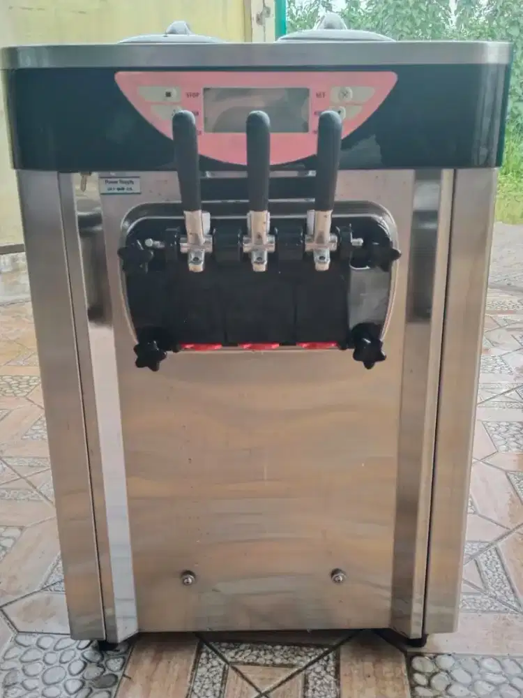 Mesin ice cream 3 tuas