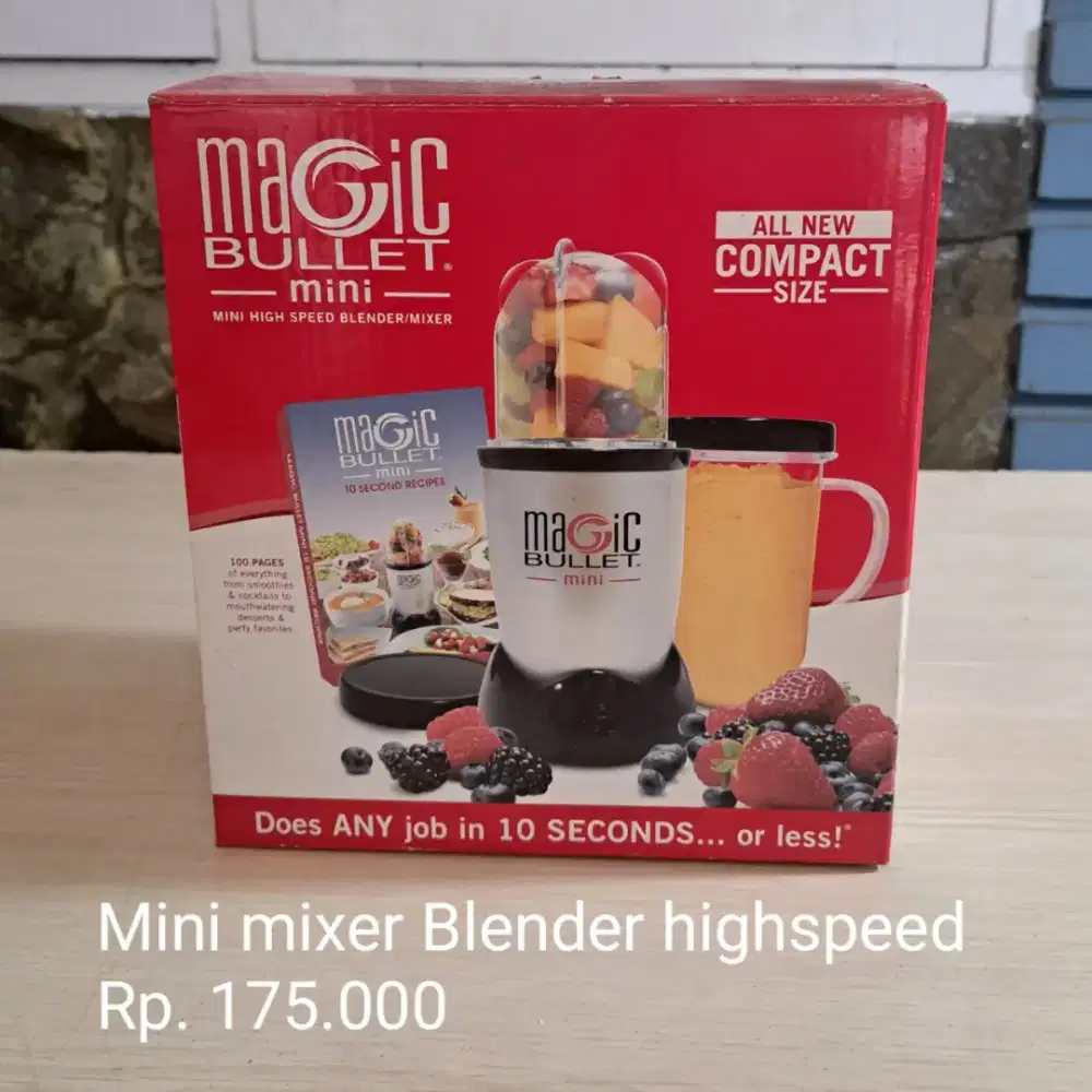 Magic bullet Mini Mixer blender highspeed
