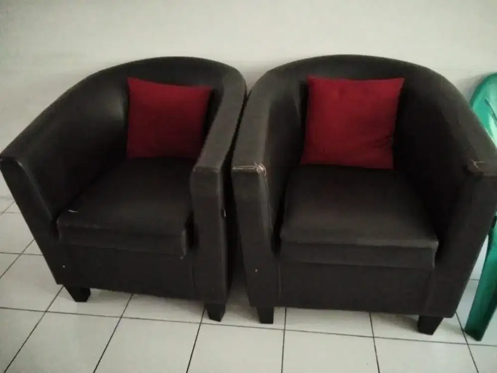 Jual Murah BU: Kursi sofa 2 bh, Nego sampe jadi!!!