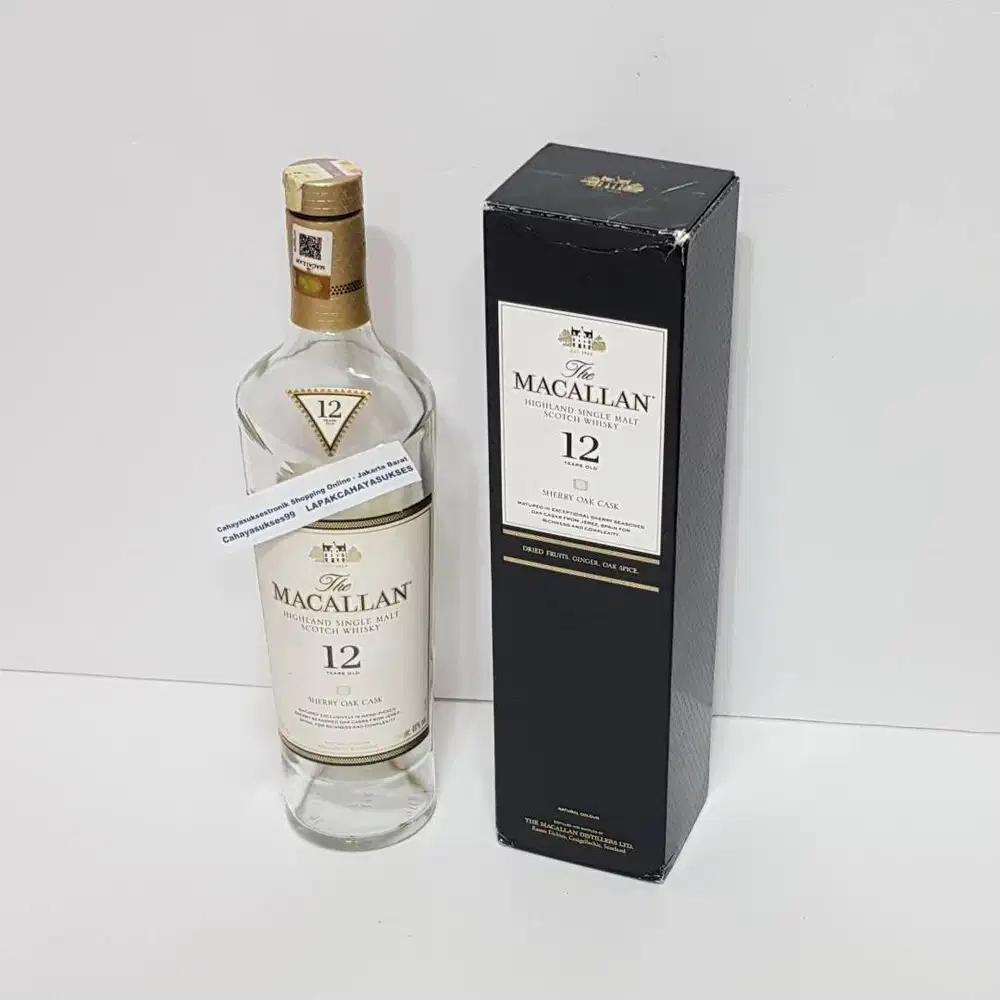 Botol Kosong Makalan 12 Box Hitam Koleksi Hiasan Dekorasi Kamar Antik