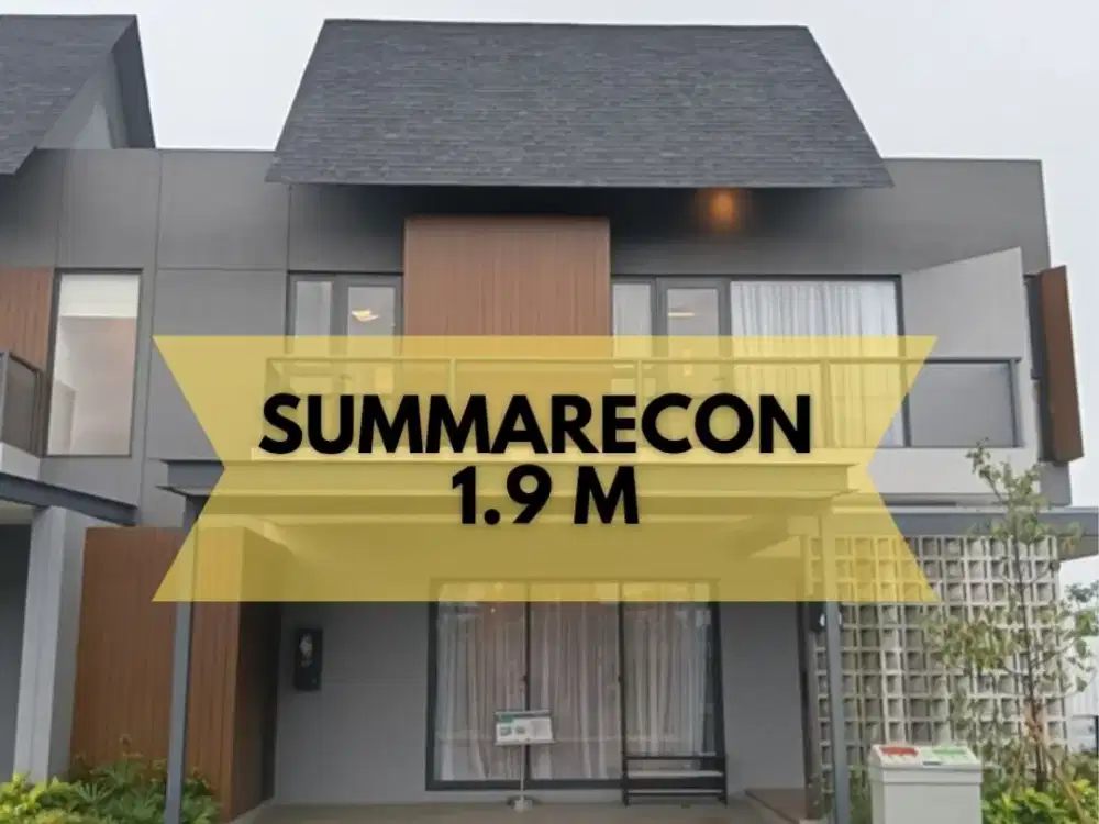 BEST DEAL Rumah di SUMMARECON Bandung Harga SUPER MURAH dijual