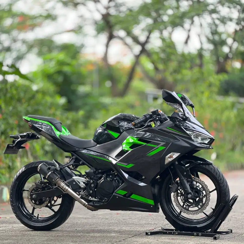 KAWASAKI NEW NINJA 250 FI MDP KEYLESS HITAM 2019 KM LOW PAJAK PANJANG