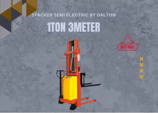 STACKER SEMI ELECTRIC 1TON 3METER BY DALTON