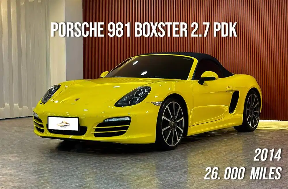 Good Deals Termurah (Porsche 981 Boxster 2.7 PDK 2014)