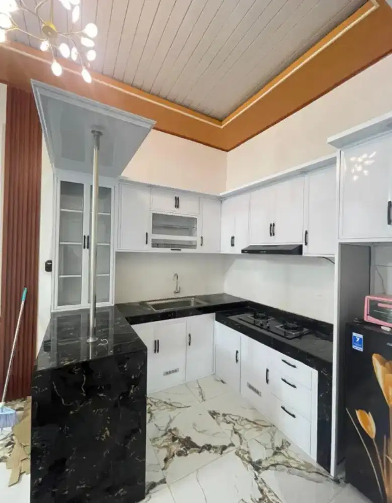 Kitchenset almunium acp ,anti rayap tahan air / jab