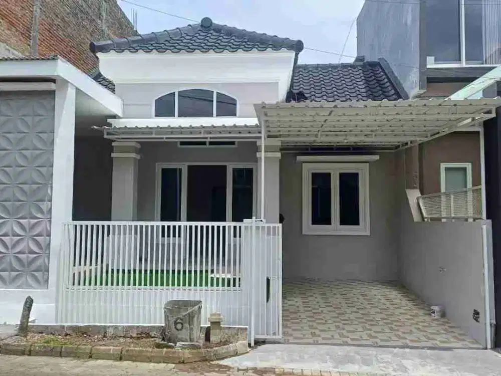Rumah modern bangunan baru