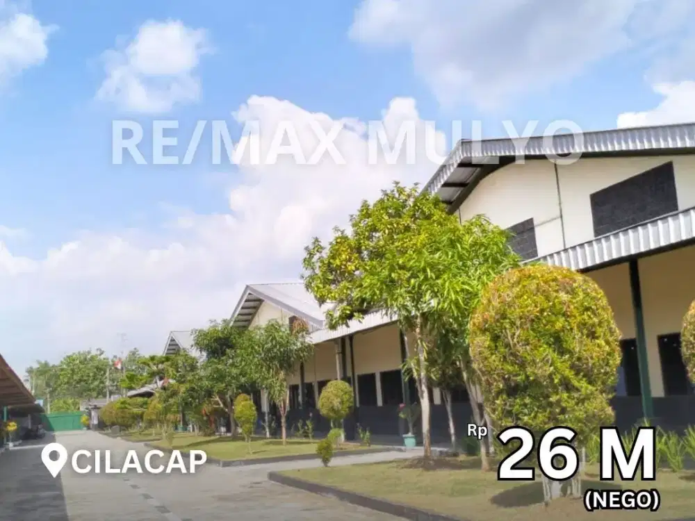 Pabrik Dijual!!! Seluas 19.363 m2 Area Industri Cilacap Akses Mudah