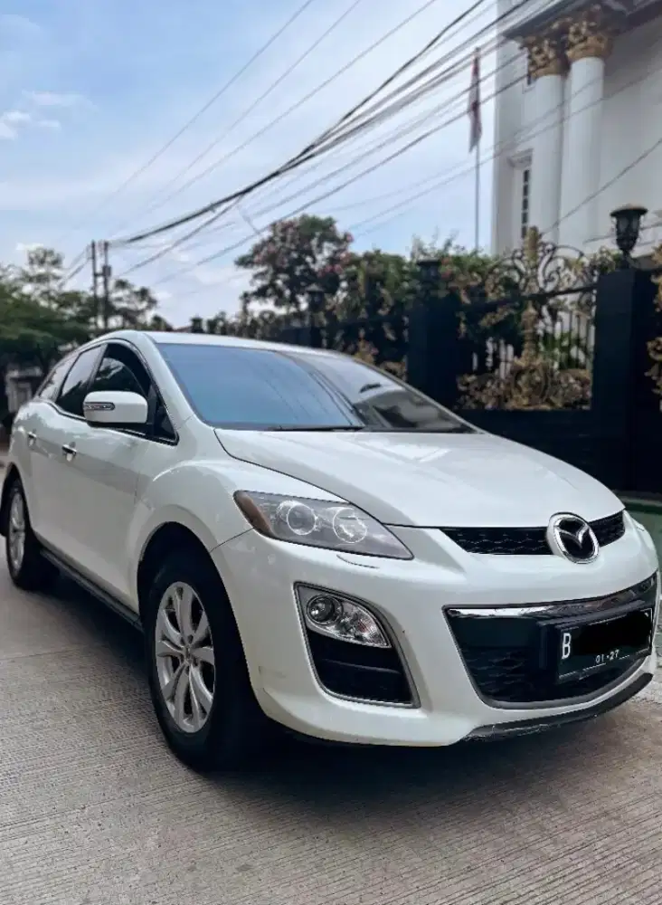2012 MAZDA CX-7 HIGH WHITE TYPE TERTINGGI 2.3 CC TURBO LIKE NEW MEWAH