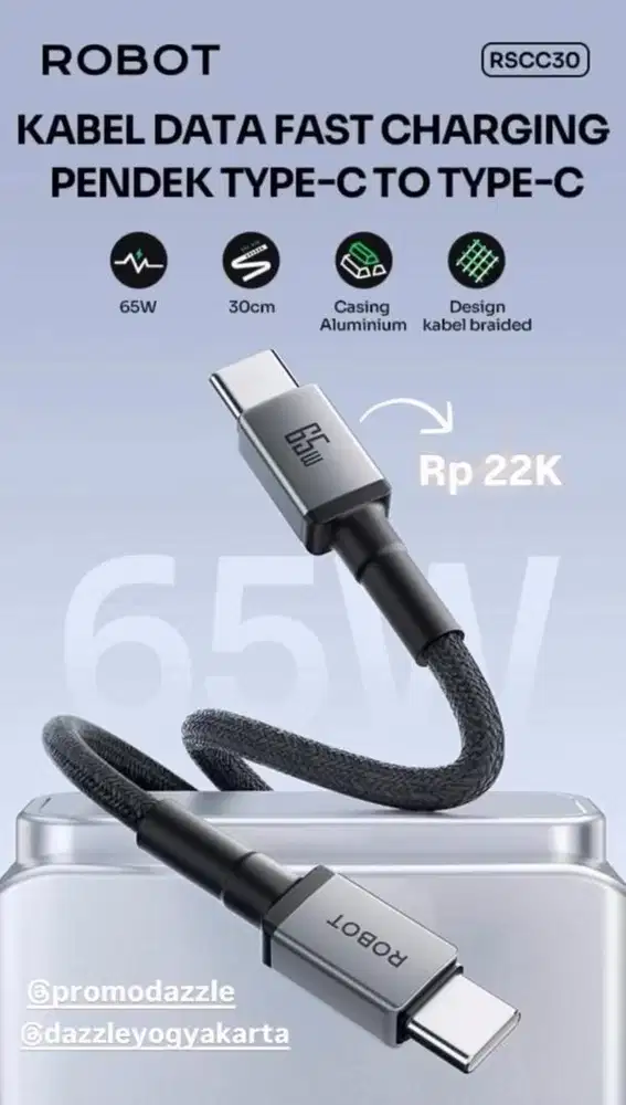 KABEL CHARGER ROBOT RSCC30