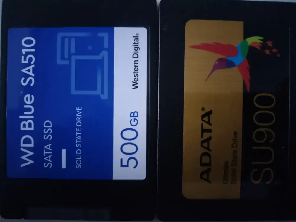 SSD wdblue dan adata 500gb