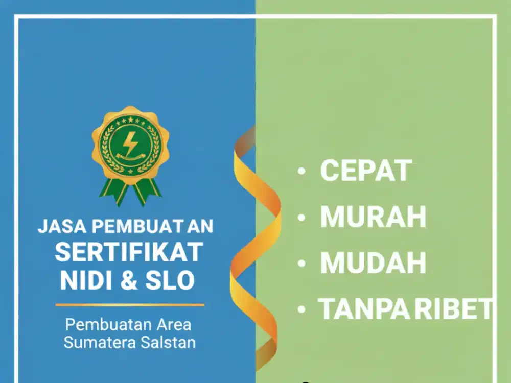 Jasa Pembuatan Sertifikat NIDI DAN SLO