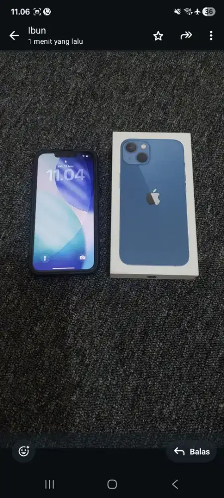 Iphone 13 128 ibox mulus 99% baterai healty 88%