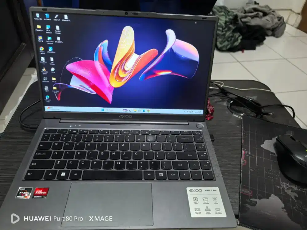 Laptop axioo spek gaming cek foto aja sudah upgrade 15/512