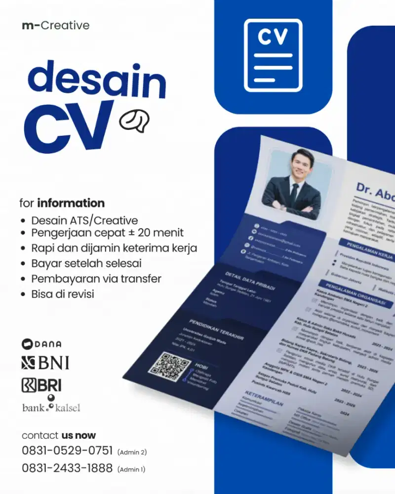 Jasa Desain Curriculum Vitae (CV)