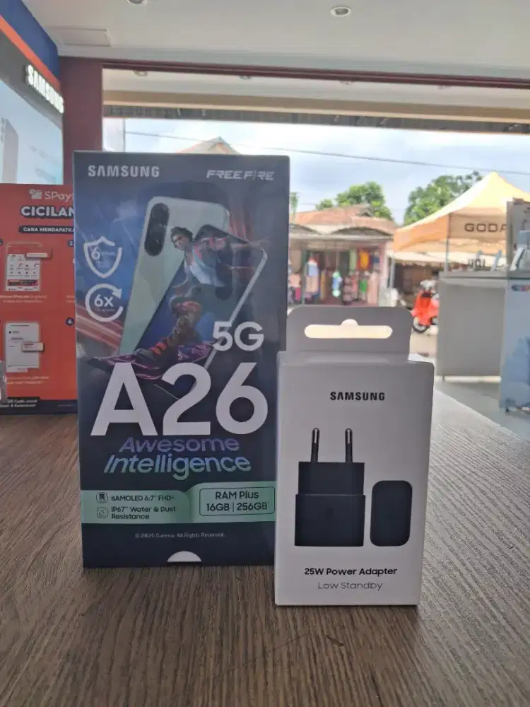 Samsung A26 bundling Travel Adepter 25 watt