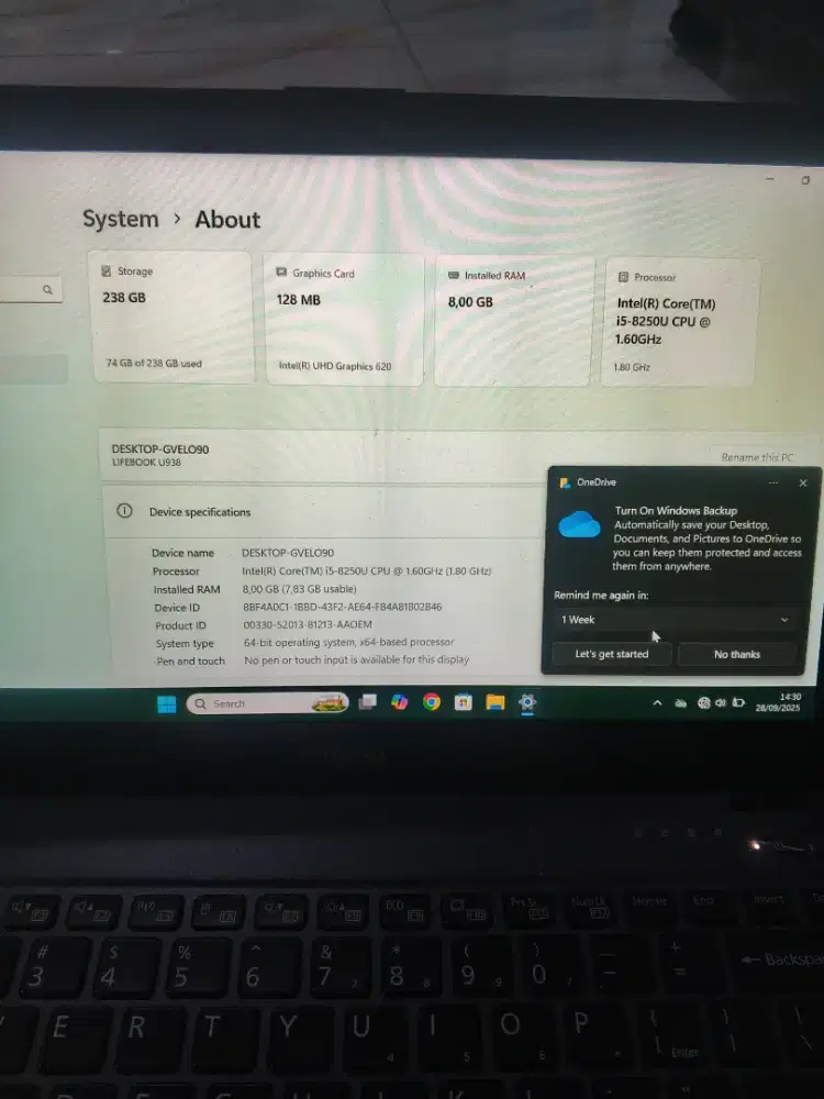 laptop fujitsu lifebook