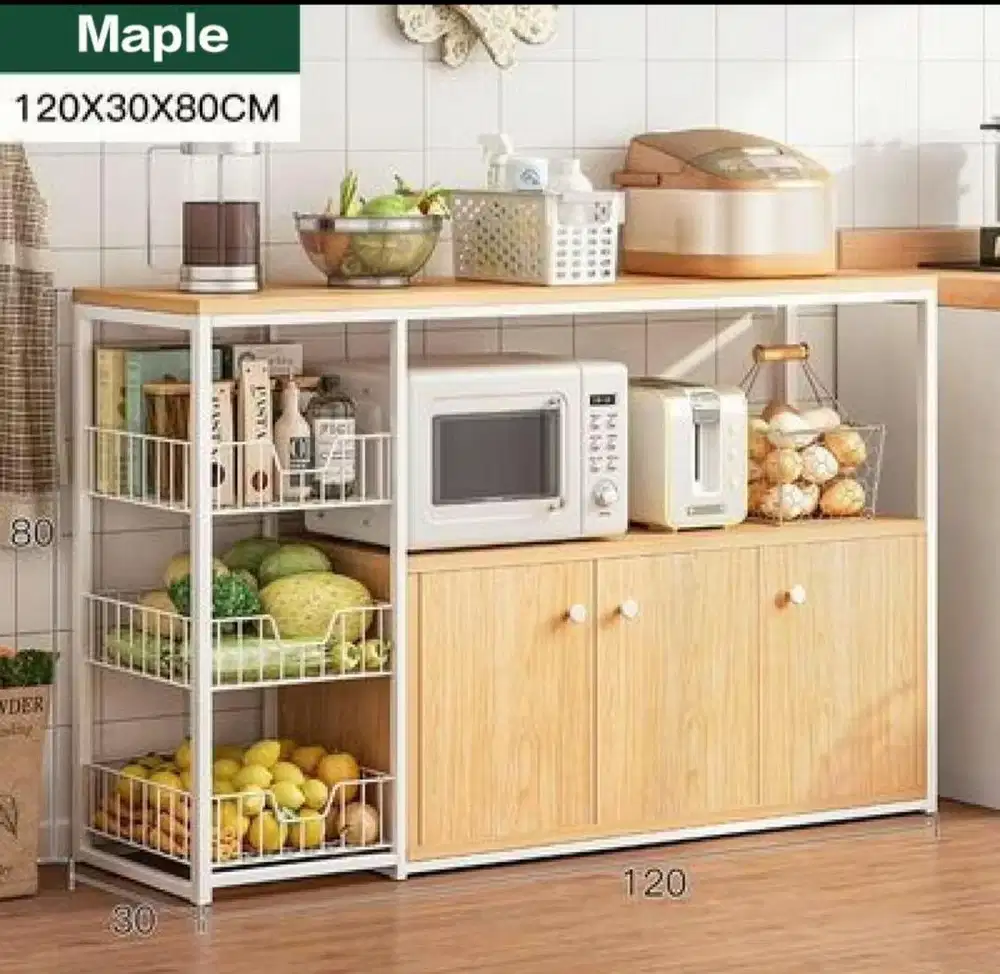 Dijual cepat dan murah Rak Dapur Serbaguna, Lemari Susun Kuat